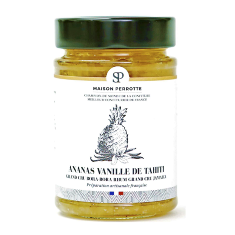 Confiture Ananas Vanille De Tahiti Grand Cru Bora Bora Rhum Grand Cru